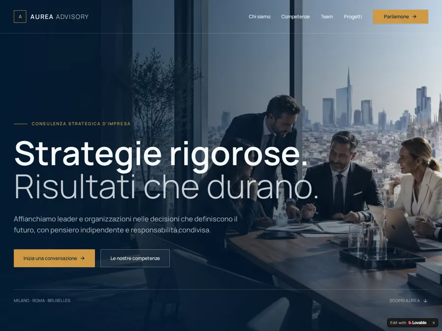 Bozza sito Studio